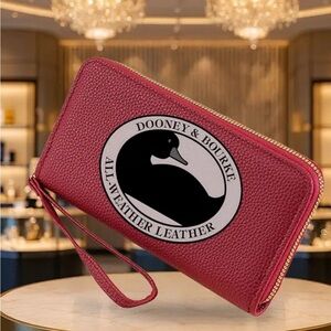 Dooney & Bourke All Weather Leather-  Red